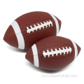 Leather American Football Ball -logo maat 9